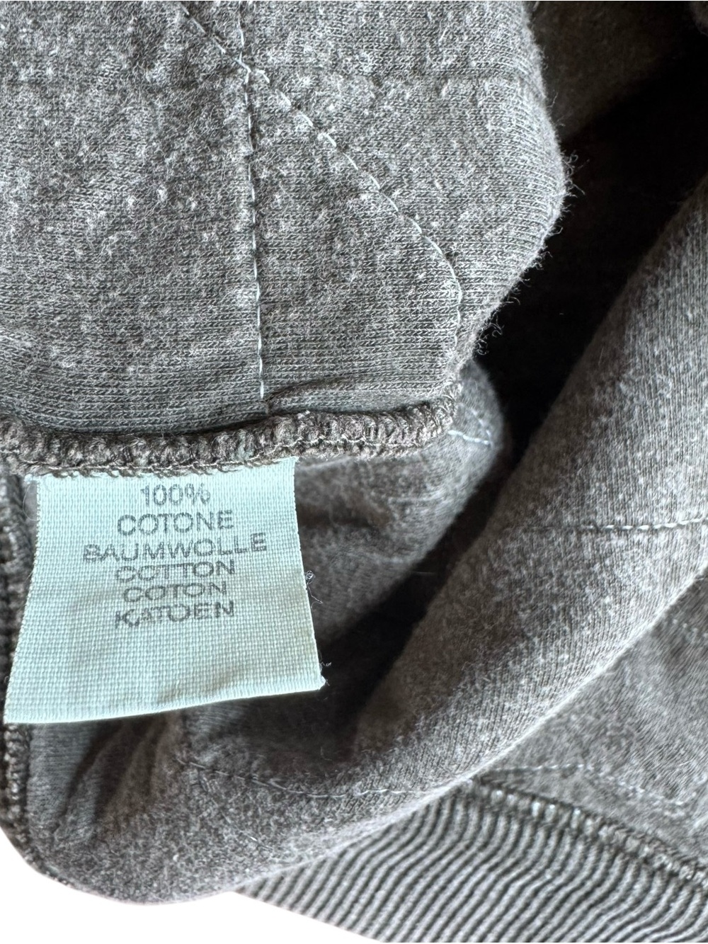 Vintage 90s Capital Dominion Hoodie Made In Italy Quarter Zip Gray Small - Picture 8 of 12